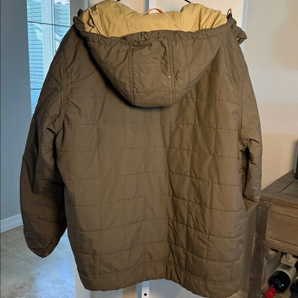 Carhartt Men's Dark Green Hooded Puffer Jacket